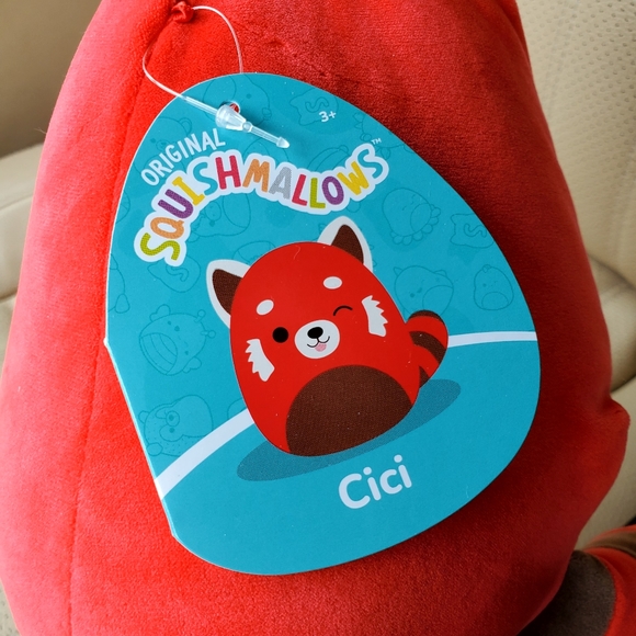 7-8" Squishmallow CICI Red Panda Kellytoy Soft Stuffed Plush gift toy… - Picture 2 of 3